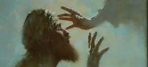 As he went along, he saw a man blind from birth. 2 His disciples asked him, Rabbi, who sinned, this man or his parents, that he was born blind?