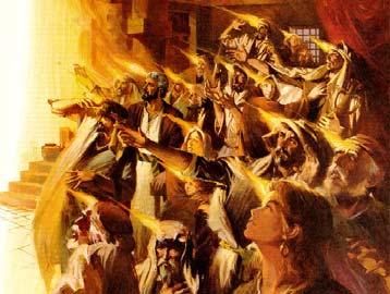 The indwelling of the Holy Spirit did not happen until the day of Pentecost (Luke 24:48 50) And ye are witnesses of these things (resurrection).