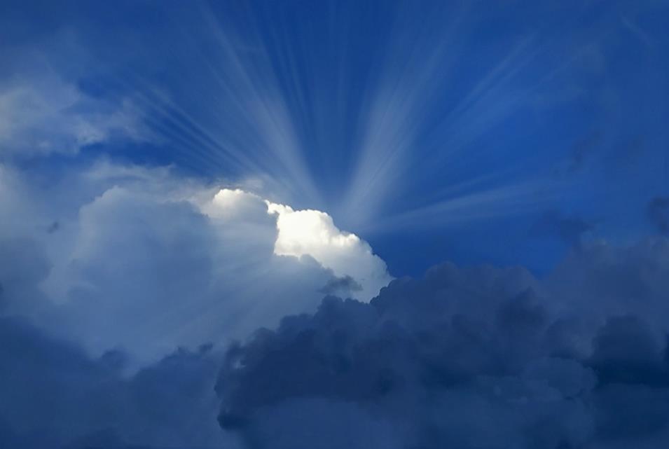 The cloud is a garment of deity. Christ in His deity is usually surrounded with clouds.