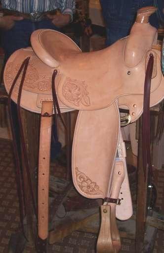 Stirrup Assembly Saddle made by Pete Gorrell, Al Gould, Don Butler Saddleweek 2005, Sheridan, WY