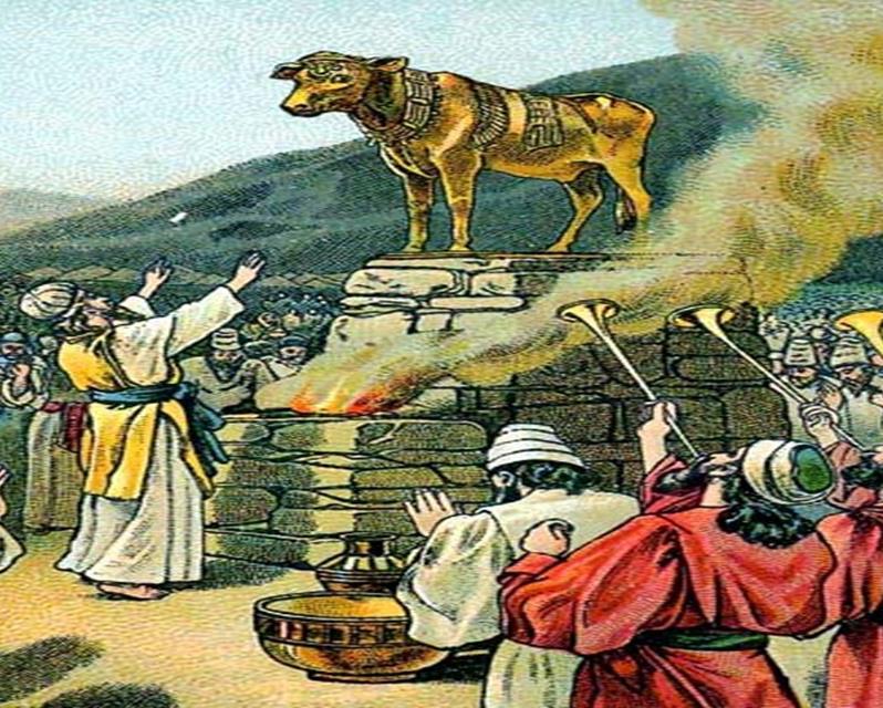 THE GOLDEN CALF (EXODUS 32) While Moses is on the mountain, the people thought he was dead.