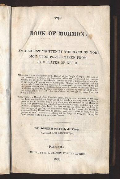 First Edition Book of