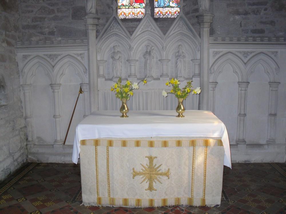 The altar at