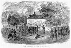 Virginia) Attempted to end slavery by taking over the arsenal there He failed epically