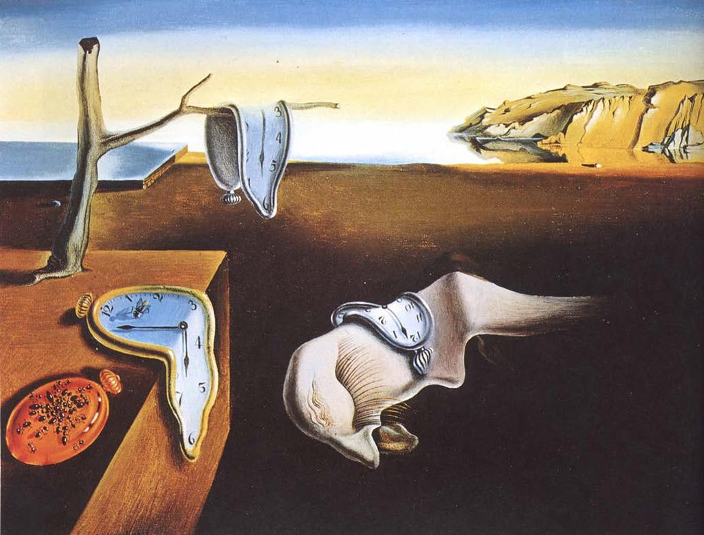 Salvador Dali The Persistence of Memory 1931 Dali s work is know for his vivid and sharp painting with long perspectives.