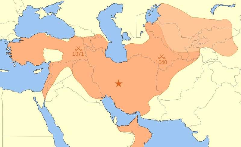 Extent of Islam under the Seljuk Turks
