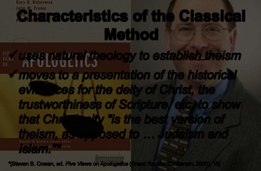 theism 9moves to a presentation of the historical evidences for the deity of Christ, the trustworthiness of
