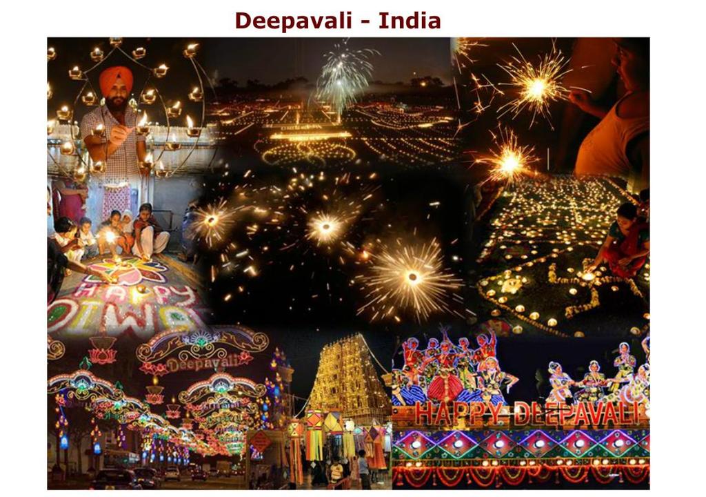 Deepavali is a festival of lights celebrated in the month of November, when people light