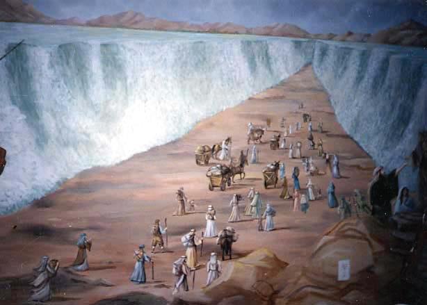 Moses Legend On similar lines, the Red Sea parted when Moses led his people, the Hebrews, out of Egypt.