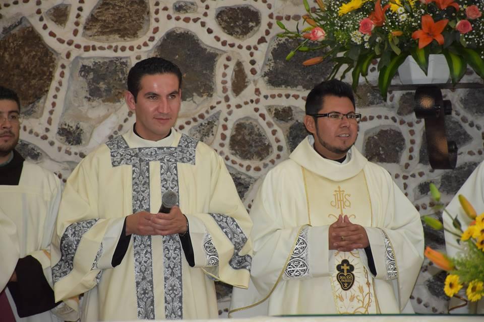 the imposition of the hands of the Bishop of Cuernavaca, Mons.