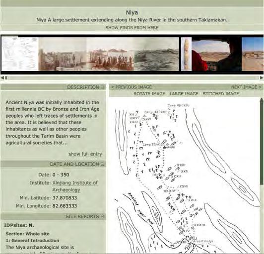 thumbnails of available images of site