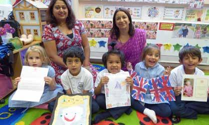 Bhaktivedanta Manor Newsletter A Right Royal appreciation! Children and staff of the Manor School were thrilled to receive a special letter from the Queen.