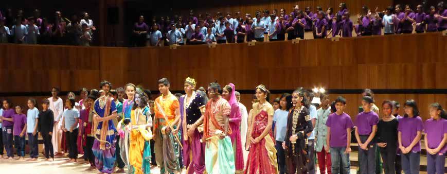 friendships they made along the way. Avanti Schools Shine at the Southbank The Royal Festival Hall on the Southbank was home to the magical rendition of the Mahabharata by the Avanti Schools children.