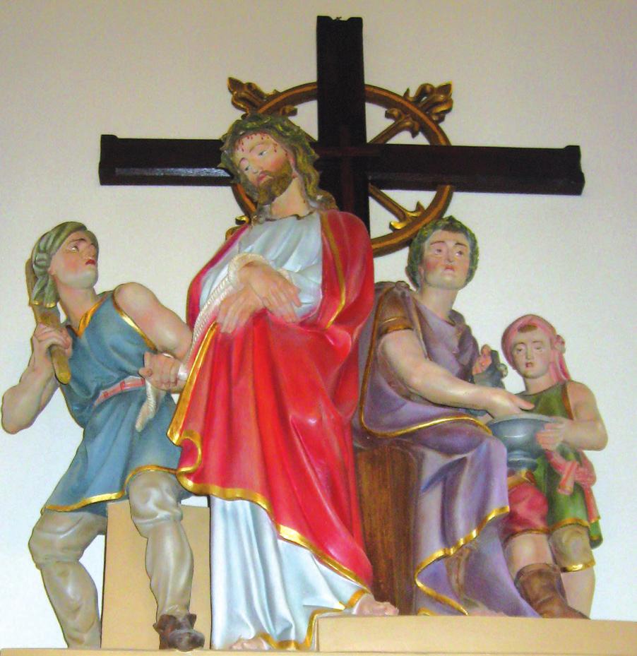 FEATURE STORY Meditations on the STATIONS OF THE CROSS BY FATHER KEITH LABOVE PHOTOS FROM ST. MARTIN DE TOURS CHURCH, ST. MARTINVILLE.