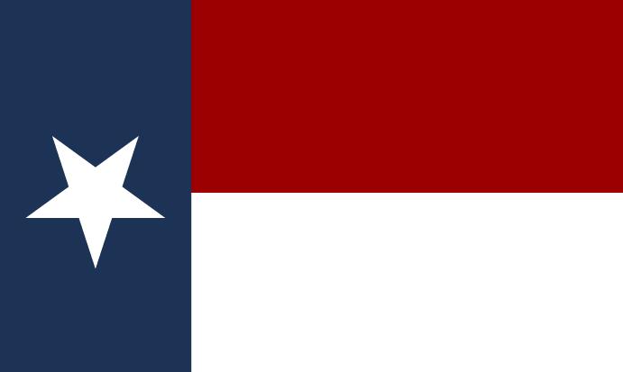 Texas was now INDEPENDENT. In September 1836, Texans raised a flag with a single star.