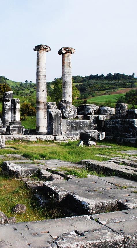 Photo: Ruins of Artemis Temple in Sardis The assemblies of Revelation were intricately connected to their cities reflecting historical traits and resembling some of their chief characteristics.