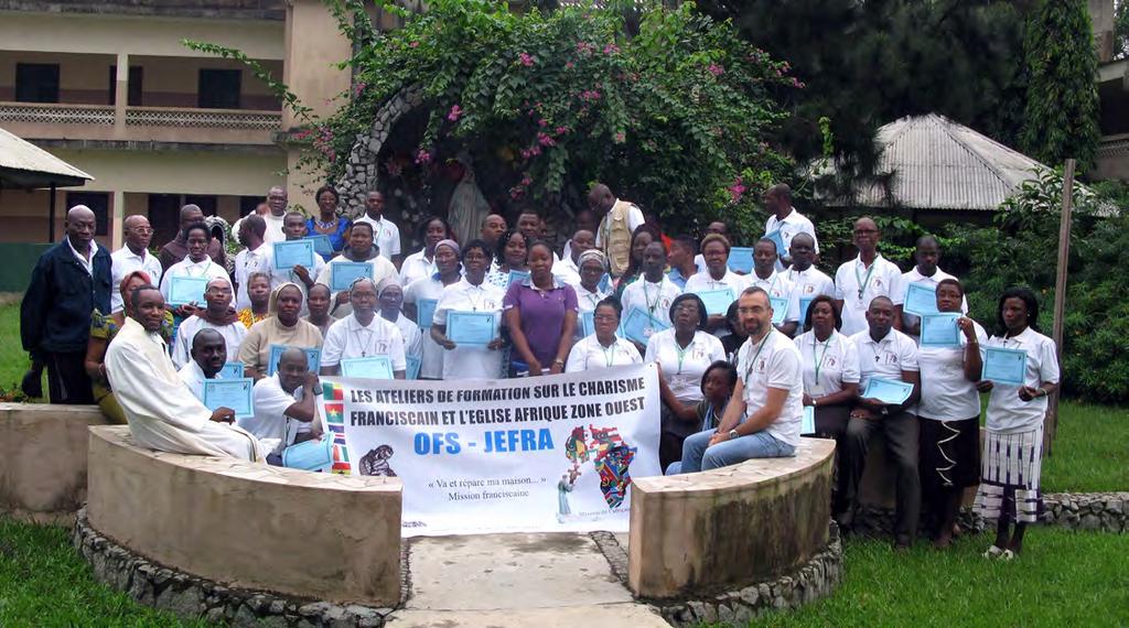 Project Africa Participants at the French-speaking Formation Workshop held in June in the Ivory Coast The Secular Franciscan Order s Africa Project continued its effort to bring formation training to