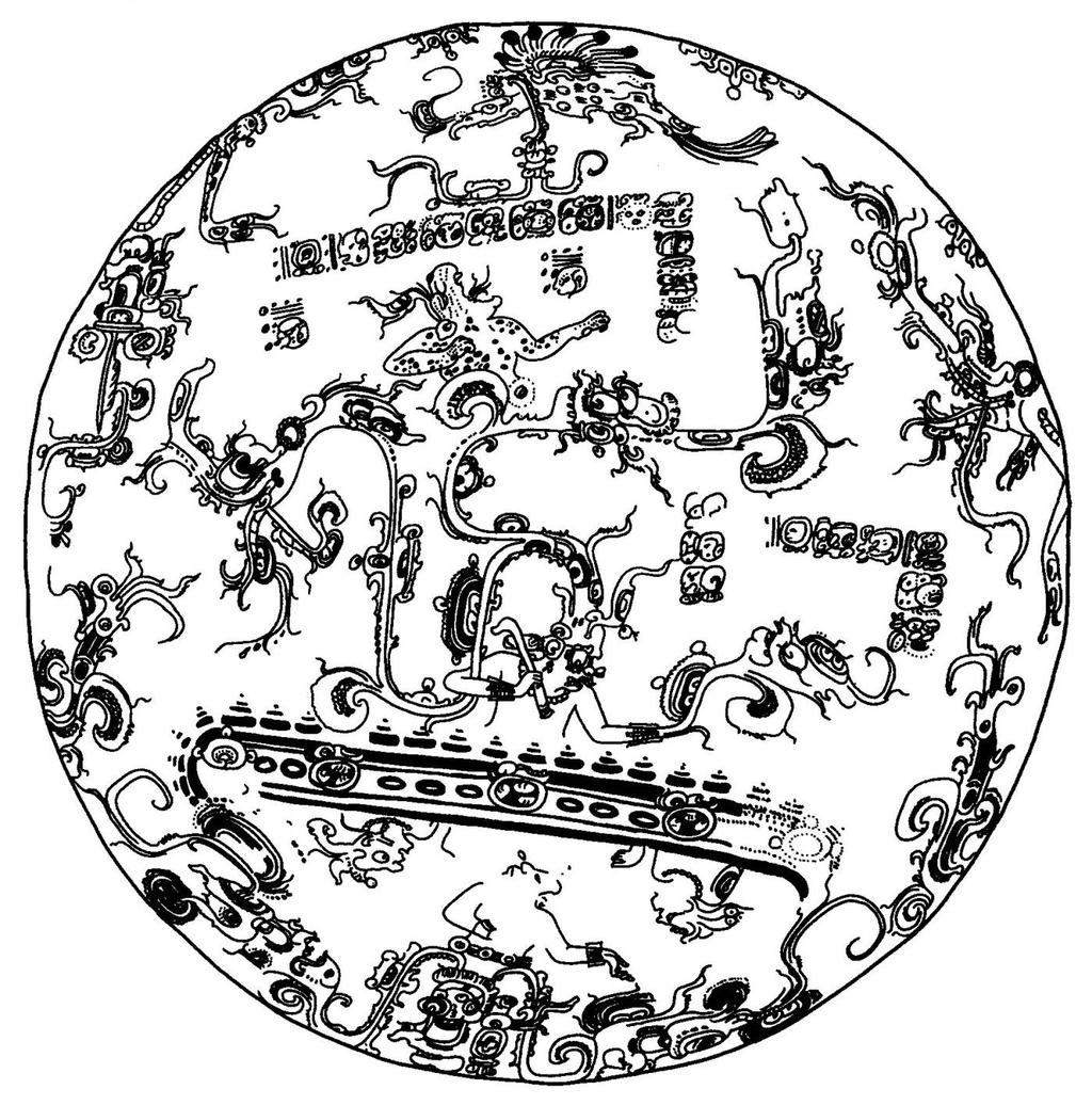 Figure 43: The Cosmic Plate (K1609) Drawing by Matthew Looper.