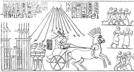 There is also intimacy between Akhenaten and Nefertiti, with them touching each other s faces and embracing (Figure 8).