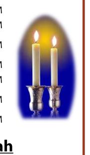Community Selichot Service 9/24 B nai Tikvoh-Sholom, 180 Still Road, Bloomfield Begin your spiritual journey for this High Holiday season as our community of Conservative congregations gathers