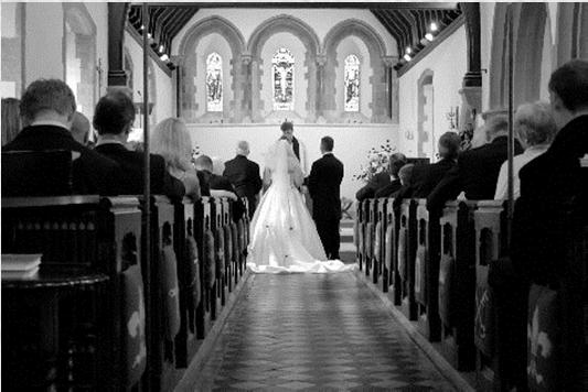 Catholics married outside of the Church O Catholics married outside of the Church without dispensation should not