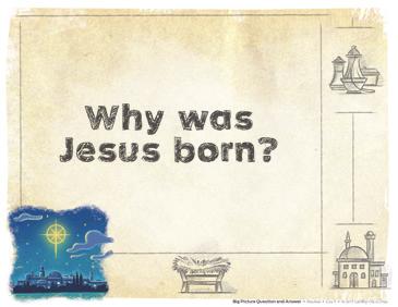 Christ Connection: Jesus was born! This was very good news! Jesus was not like other babies. Jesus is God s Son. God sent Jesus to earth from heaven.