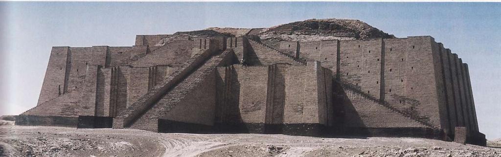 Ziggurat of Ur, Neo-Sumerian ca. 2100 BCE.