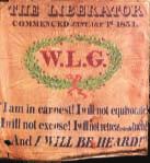 William Lloyd Garrison sparked the movement by publishing the Liberator, through which he spread his ideas, and by founding the American Anti-Slavery Society.