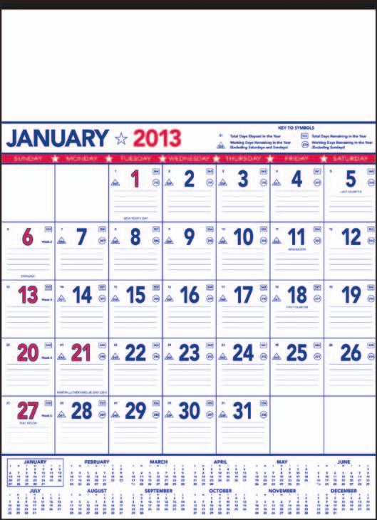 No. 8820 3-Month View Desk Pad Size: 17" x 10" View 3 months at a time on this affordable desk pad. Desk pad has 4 sheets with 3 months on each sheet. No.