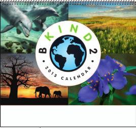 1725 BKind2 Earth Encourage environmental awareness with this eco-friendly calendar