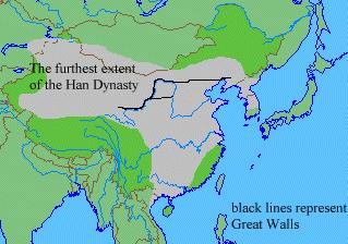 Classical China was centered on the Huang He (Yellow River) and was geographically