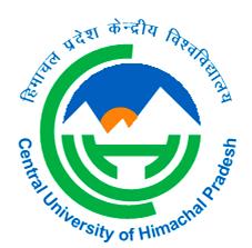 ह म चल प रद श क द र य व श व द य लय Central University of Himachal Pradesh (Established under Central Universities Act 2009) अस थ ई श क षण क खण ड, श प र, ज़ ल क गड़, ह म चल प रद श 176206 Temporary