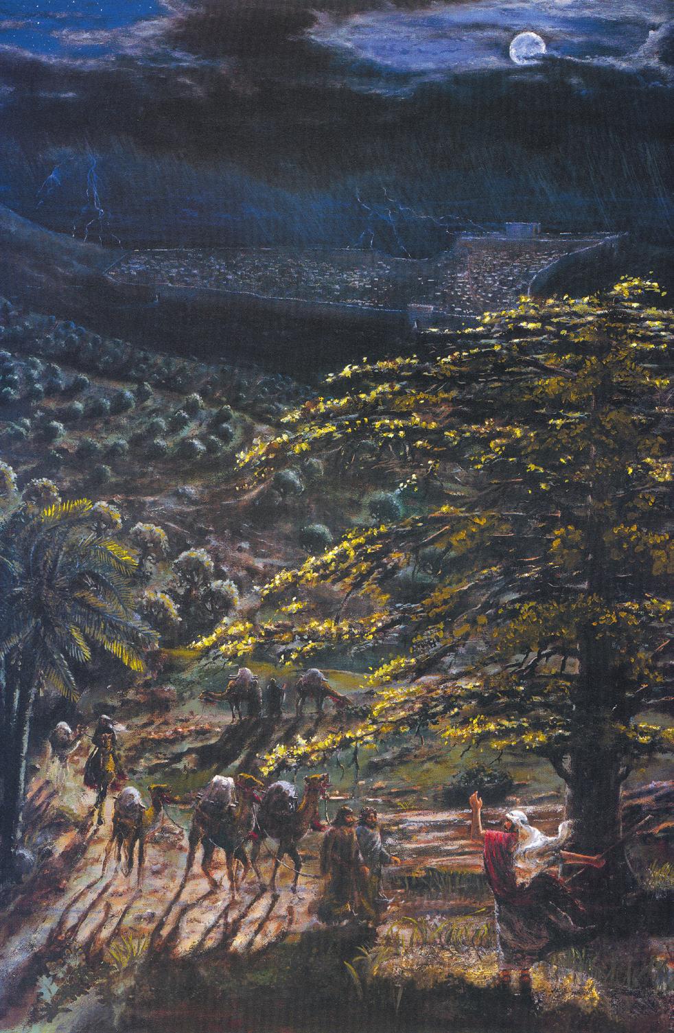 Go East by Brent and Kelly Hale. Courtesy Hale Art. in Jerusalem shortly before the exile. Joseph Smith taught that all of the prophets, presumably including Jeremiah, had the Melchizedek Priesthood.