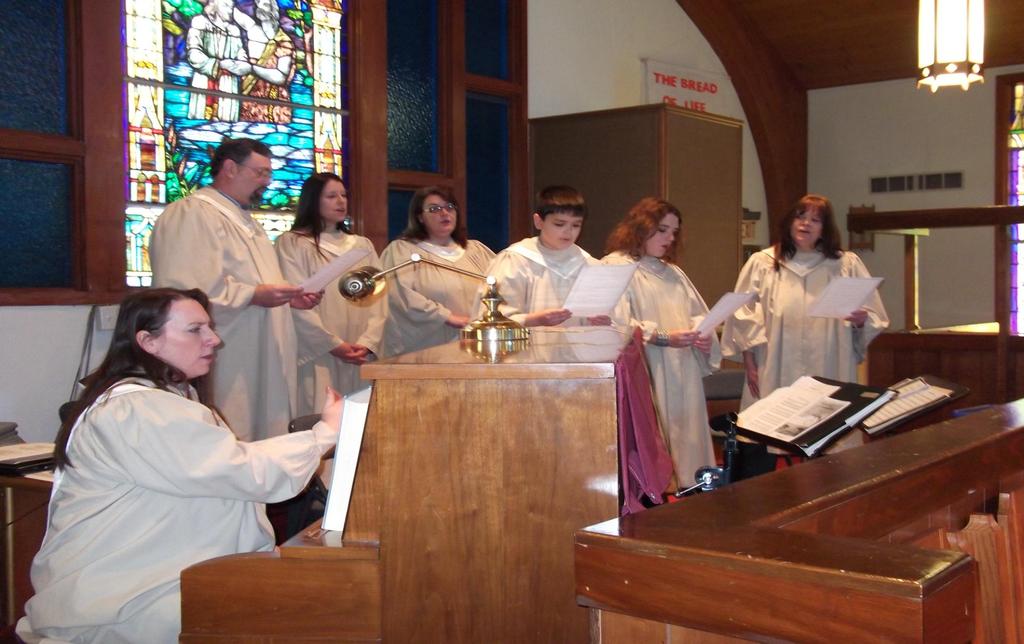 Choir & Music Director Lisa Milazzo grew up in the church.
