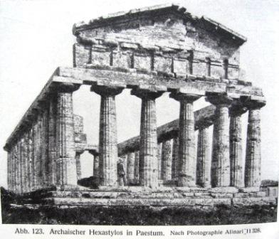 Kreeka templid (Die Klassische Kunst Griechenlands von Dr. Ludwig Curtius, Potsdam, Akademische Verlagsgesellschaft Athenaion, 1938, illustratsioonid lk.