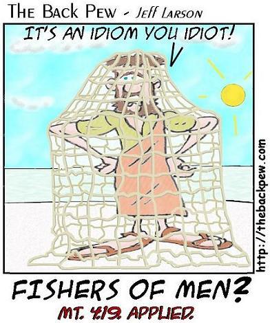 ------------------------------------ ANSWERS -------------------------------------- Lesson 1 - Calling of Four Disciples [1A] What happened to the nets when Jesus told them where to fish.