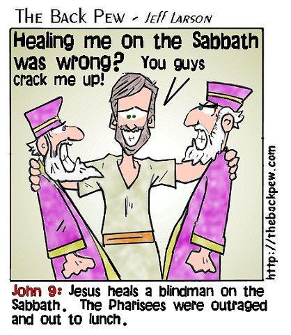 Lesson 3 - Violating the Sabbath? (Luke 6:1-11) One of the Ten Commandments is to keep the Sabbath (Seventh) day holy and do no work on it. See Ex 20:8-11 and Dt 5:12-15.