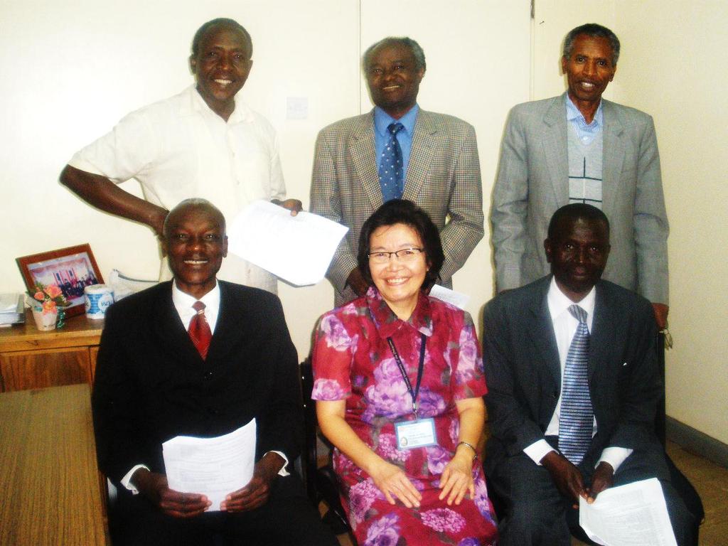 5 Dean of the School of Humanities and Social Sciences; Dr. Elijah Njagi (retired), Prof.