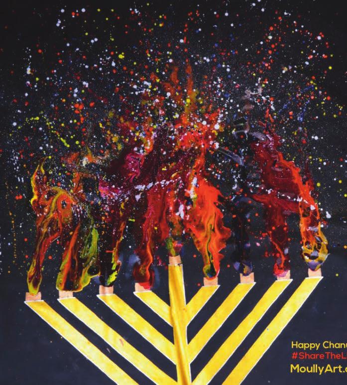 DECEMBER2018 KISLEV/TEVET 5779 ywwga,,cyqukxf CHANUKAH The kindling of the Menorah is the focal point of the Chanukah holiday, symbolizing religious freedom and the strength of the Jewish spirit.
