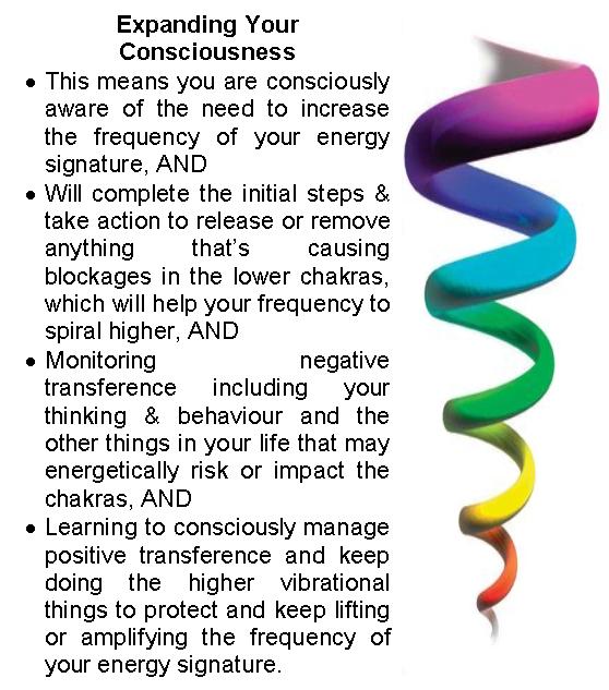Chakras and Expanding Your Consciousness There is a direct energetic relationship between consciousness and matter. How does this work?