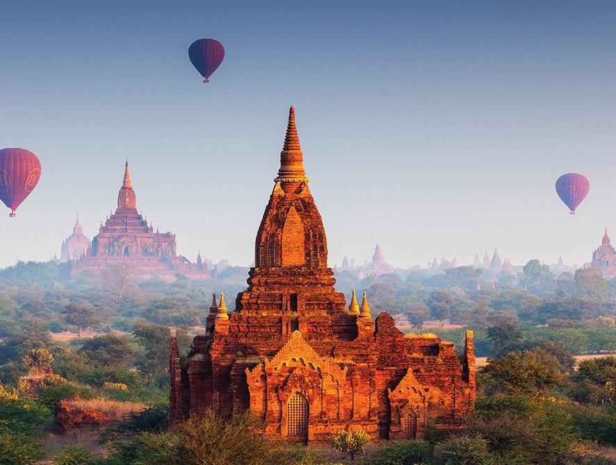 DAY ELEVEN BAGAN Enjoy an early breakfast on your final morning before check out at 9am. If you are departing on a later flight we will arrange for you to take a a morning tour in Bagan.