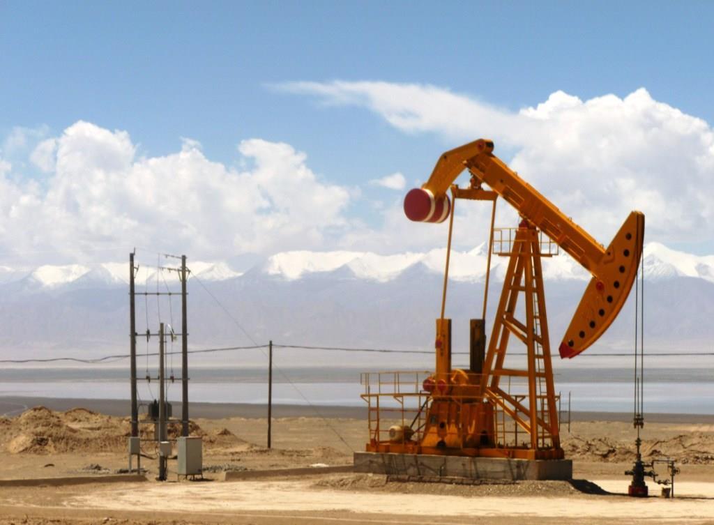 Oil well in Qaidam