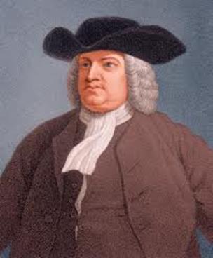 William Penn founds Pennsylvania In 1680, the King granted to Penn the land west of the Delaware River as the colony of Pennsylvania.
