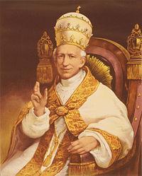 Pope Leo XIII (1878-1903) Humanum Genus - 1884 Paragraph #16 They thereby teach the great error of this age that a regard for religion should be held as an indifferent matter, and that