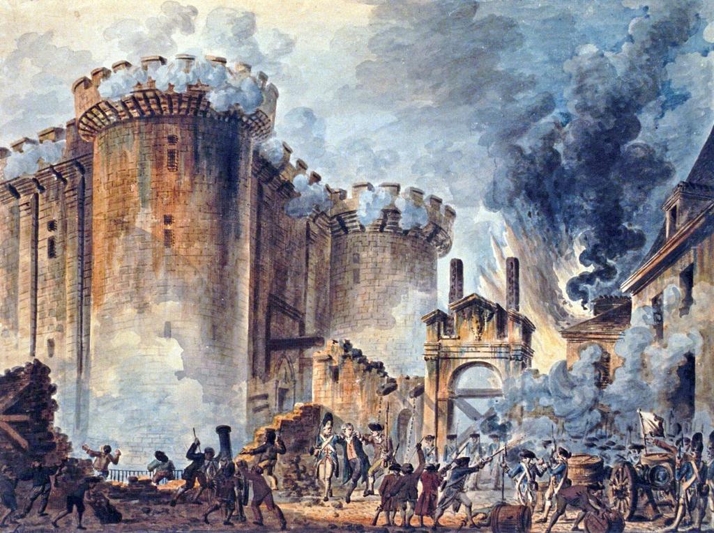 Storming of the Bastille- 14 July 1789 On 14 July 1789, a state prison on the east side of Paris, known as the Bastille, was attacked by an angry and aggressive mob.