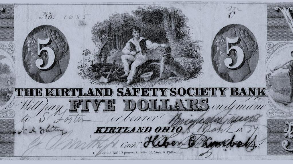 Problems in Kirtland 1836-1838 July Aug. 1836 Joseph goes to Massachusetts to find money Jan. 2 1837 The Kirtland Safety Society opens May 1837 The Financial Panic of Ohio Aug.
