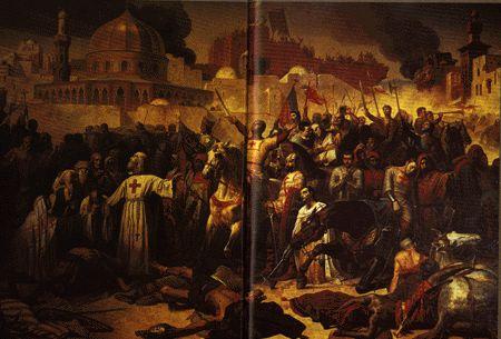 In July 1192, Saladin's army suddenly attacked and captured Jaffa with thousands of men, but Saladin had lost control of his army because of their anger for the massacre at Acre.