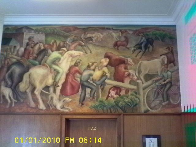 Cattleman's Picnic Mural
