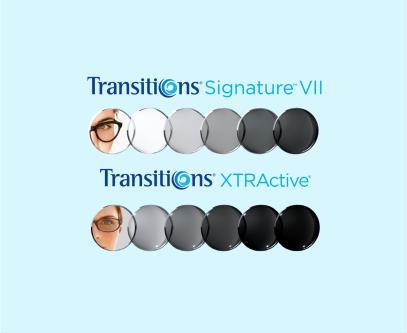 When the UV light diminishes, Transitions adaptive lenses fade back to clear.