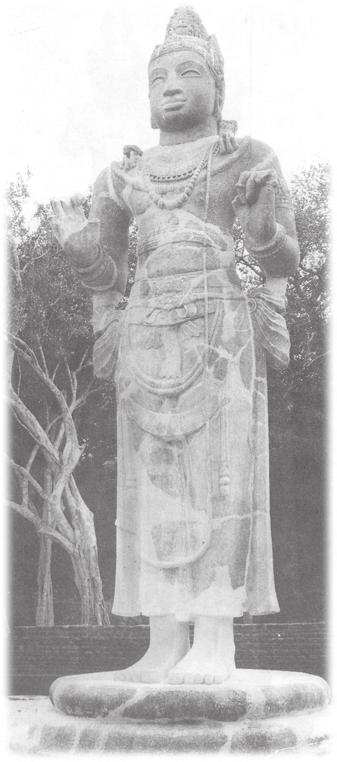 Giant stone Avalokitesvara at